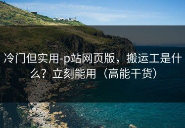 冷门但实用-p站网页版，搬运工是什么？立刻能用（高能干货）
