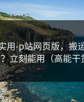 冷门但实用-p站网页版，搬运工是什么？立刻能用（高能干货）